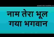 नाम तेरो भूल गयो भगवान तेरे गोरख धंधे में लिरिक्स